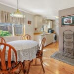 Open plan kitchen dining room