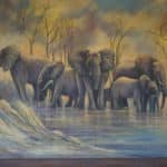 painting of Elephants