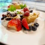 Italian Almond Cake with Fresh Berries